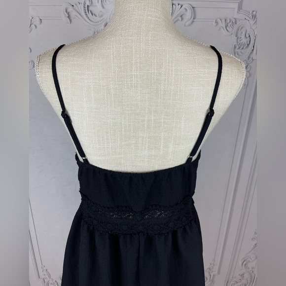 Bohemian Casual Cami V-neckline Flared Hem Summer Beach Dress - Picture 9 of 12